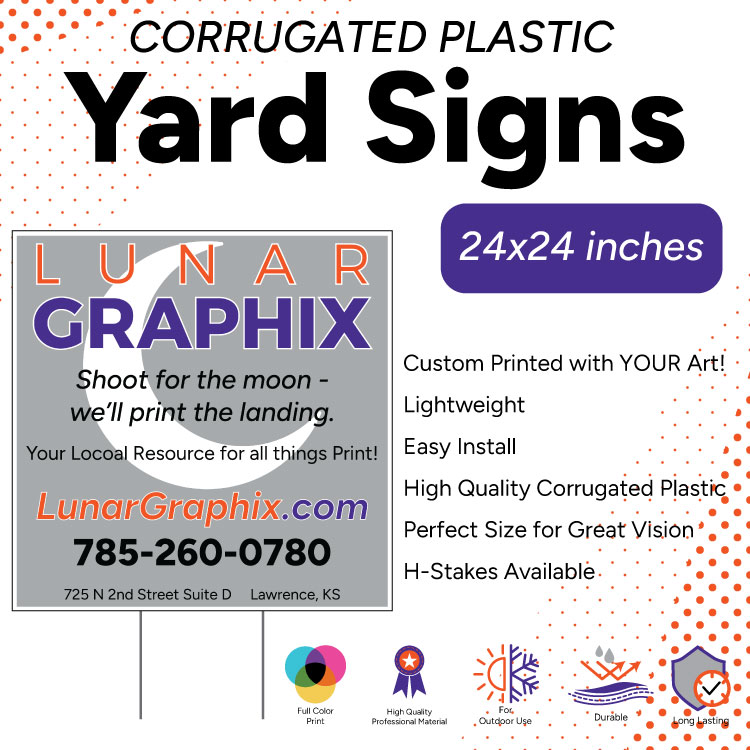 Yard Sign 24×24"