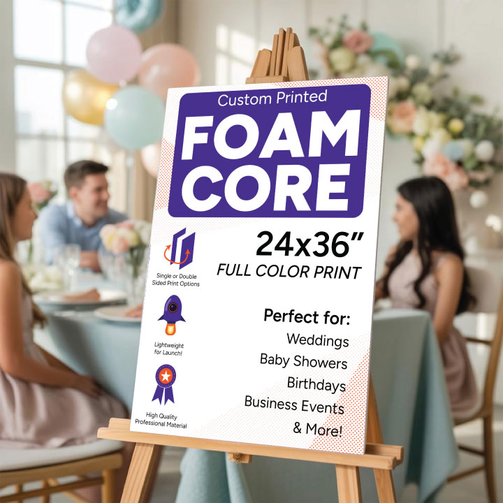 Foam Core 24×36"